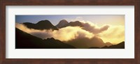 Framed Mount Pembroke Fiordland National Park New Zealand