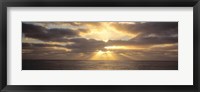 Framed Sunset Sub Antarctic Australia