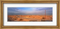 Framed Road Desert Springs CA