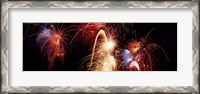 Framed Fireworks Display, Banff, Alberta, Canada