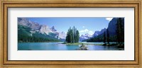 Framed Maligne Lake Near Jasper, Alberta, Canada