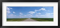 Framed Prairie Highway, De Smet, South Dakota, USA