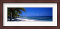 Framed Beach At Half Moon Hotel, Montego Bay, Jamaica