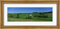 Framed Summer Fields And Houses, Prince Edward Island, Canada