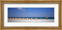 Framed Beach Scene, Miami, Florida, USA