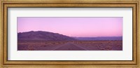 Framed Purple Sky at Death Valley National Park, California