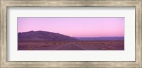 Framed Purple Sky at Death Valley National Park, California