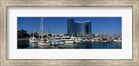 Framed Embarcadero Marina Hotel, San Diego, California, USA