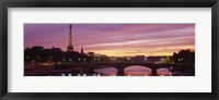 Framed Bridge with the Eiffel Tower in the background, Pont Alexandre III, Seine River, Paris, Ile-de-France, France