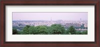 Framed High angle view of a city, Saint-Cloud, Paris, France
