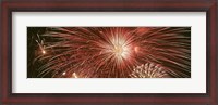 Framed USA, Wyoming, Jackson, fireworks