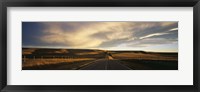 Framed Road, Montana, USA