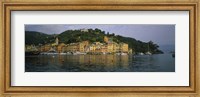 Framed Town at the waterfront, Portofino, Italy