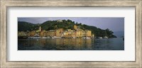 Framed Town at the waterfront, Portofino, Italy