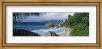 Framed Indian Ocean La Digue Island Seychelles