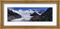 Framed Glacier on a mountain range, Argentine Glaciers National Park, Patagonia, Argentina