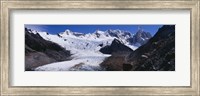 Framed Glacier on a mountain range, Argentine Glaciers National Park, Patagonia, Argentina