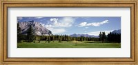 Framed Golf Course Banff Alberta Canada