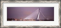 Framed Erasmus Bridge, Rotterdam, Holland, Netherlands