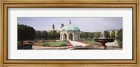 Framed Gazebo In The Garden, Hofgarten, Munich, Germany