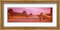 Framed Low angle view of a museum, Musee Du Louvre, Paris, France