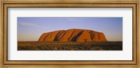 Framed Ayers Rock, Uluru-Kata Tjuta National Park, Northern Territory, Australia