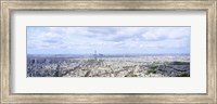 Framed High angle view of Eiffel Tower, Paris, France