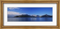 Framed Lake on mountainside, Sorfolda, Bodo, Nordland, Norway