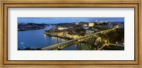 Framed Bridge across a river, Dom Luis I Bridge, Oporto, Portugal