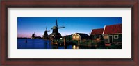 Framed Windmills Zaanstreek Netherlands