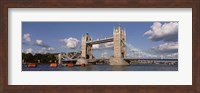 Framed Bridge Over A River, Tower Bridge, Thames River, London, England, United Kingdom