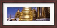 Framed Golden stupa in a temple, Grand Palace, Bangkok, Thailand
