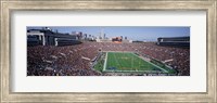 Framed Football, Soldier Field, Chicago, Illinois, USA