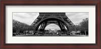 Framed Low section view of a tower, Eiffel Tower, Paris, France