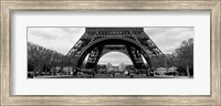 Framed Low section view of a tower, Eiffel Tower, Paris, France