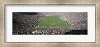 Framed Aerial view of a football stadium, Notre Dame Stadium, Notre Dame, Indiana, USA