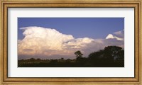 Framed Clouds over a forest, Moremi Game Reserve, Botswana