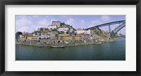 Framed Buildings at the waterfront, Oporto, Douro Litoral, Portugal