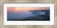 Framed Sunrise Horseshoe Falls Niagara Falls NY USA