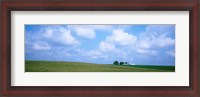 Framed Panoramic view of a landscape, Marshall County, Iowa, USA