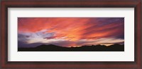 Framed Sunset over Black Hills National Forest Custer Park State Park SD USA