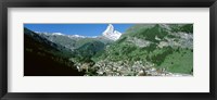 Framed Zermatt, Switzerland (horizontal)