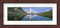 Framed Lake, Mountains, Matterhorn, Zermatt, Switzerland
