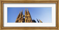 Framed Low angle view of a church, Sagrada Familia, Barcelona, Spain