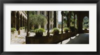 Framed Porch of a building, Montserrat, Barcelona, Catalonia, Spain