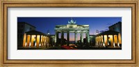 Framed Low angle view of a gate, Brandenburg Gate, Berlin, Germany