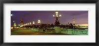 Framed Alexander III Bridge, Paris, France