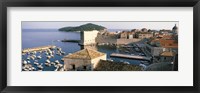 Framed Harbor Of Dubrovnik, Croatia