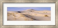 Framed Sand dunes on an arid landscape, Monahans Sandhills State Park, Texas, USA