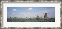 Framed Netherlands, Traditional windmill in the village